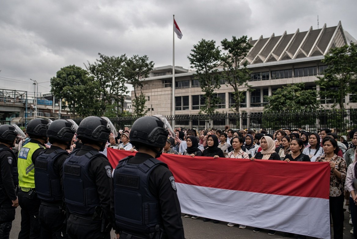 Aksi Massa di Depan DPR: Tuntut Kejelasan Ijazah Gibran dan Desakan Hak Angket