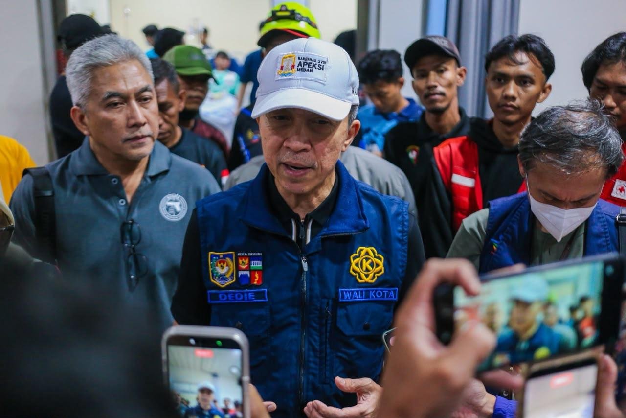 VIDEO, Wali Kota Bogor Kunjungi Santri Yang Terpapar Asap Kebakaran, Pastikan Penaganan Optimal